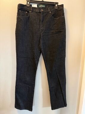 Ralph Lauren Straight-Leg Women’s Jeans in Black Wash